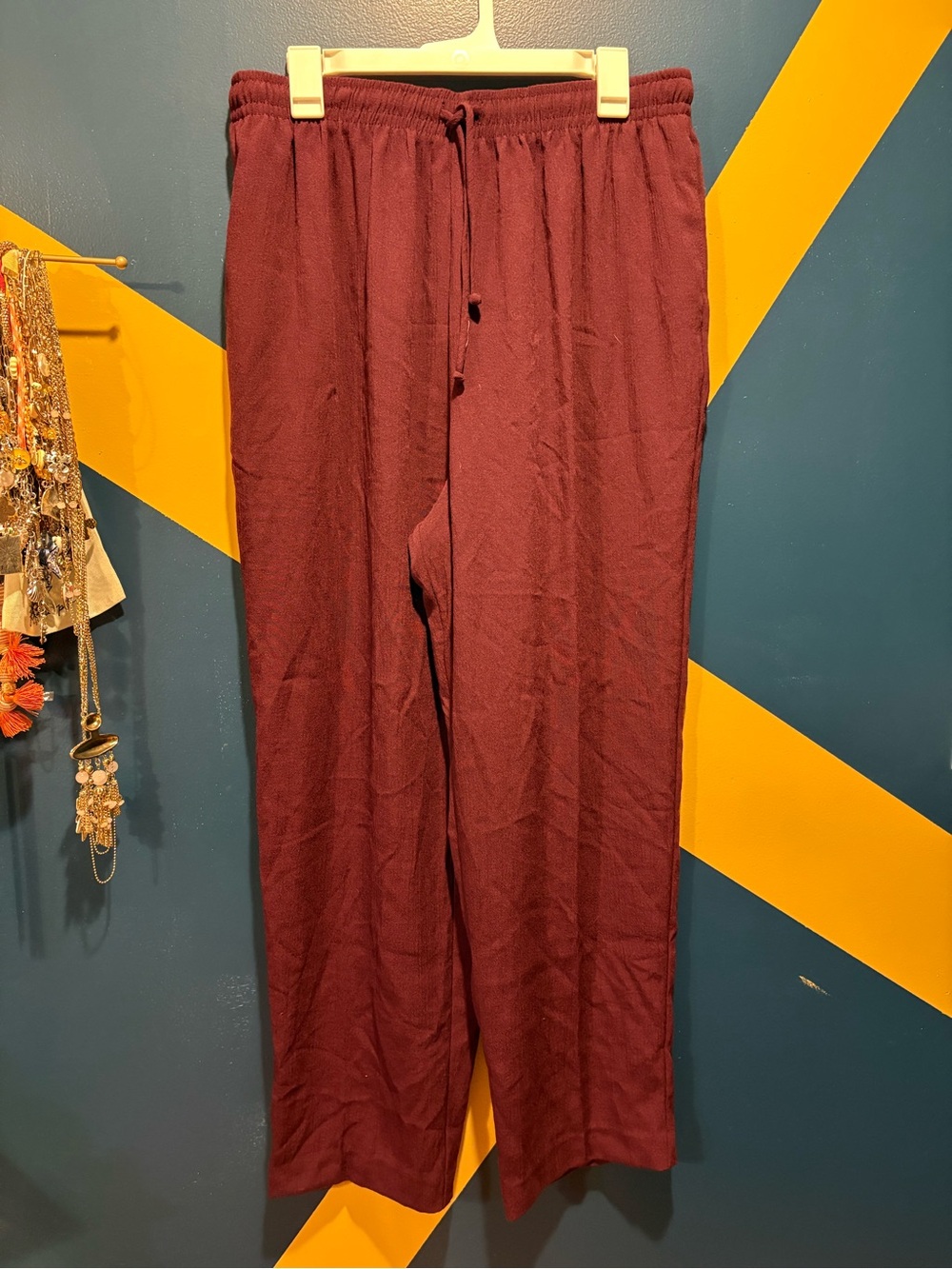 Alfred Dunner Plum Pull-On Straight Leg Pants NWT